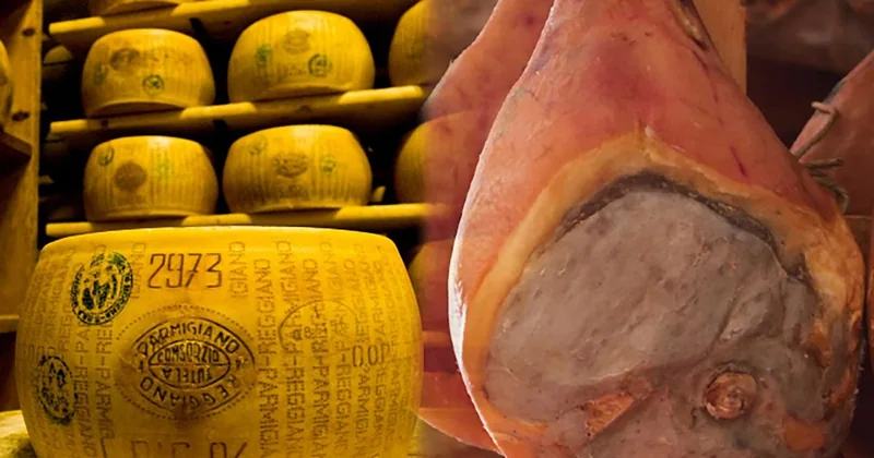 Visite de production du Parmigiano et du jambon de Parme